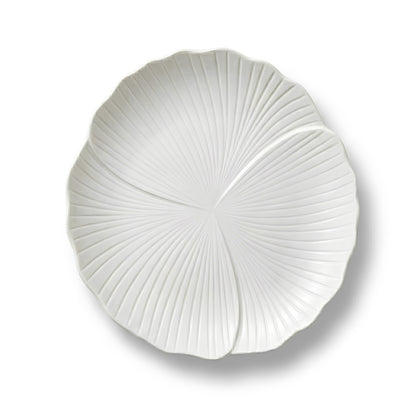 Ceramic Flower-Shaped Flat Plate