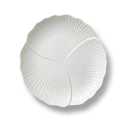 Ceramic Flower-Shaped Flat Plate