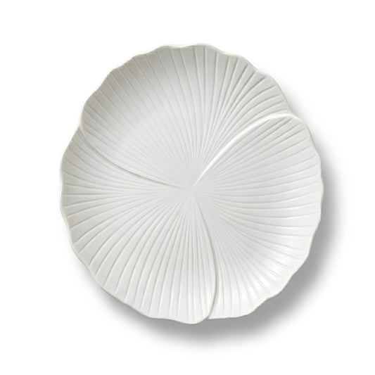 Ceramic Flower-Shaped Flat Plate
